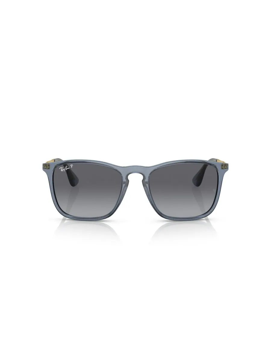 Мужские поляризованные солнцезащитные очки, Chris RB4187F Ray-Ban — изображение 2 из 6, прозрачный синий