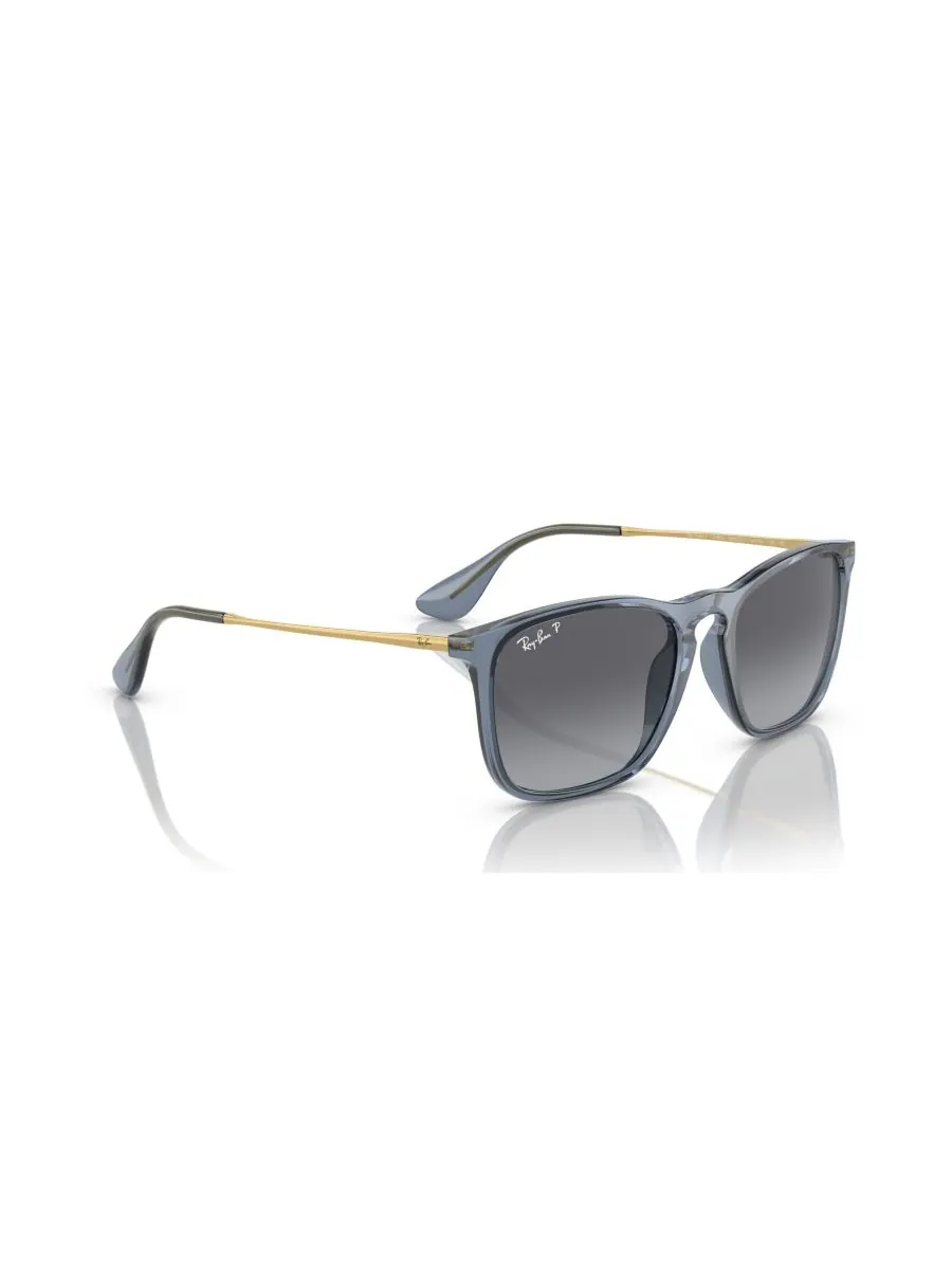 Мужские поляризованные солнцезащитные очки, Chris RB4187F Ray-Ban — изображение 6 из 6, прозрачный синий
