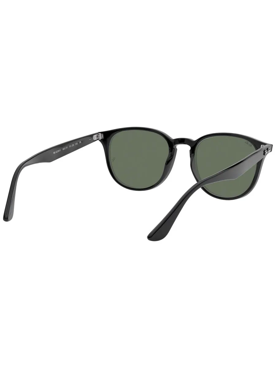 Солнцезащитные очки унисекс с низкой переносицей, RB4259F 53 Ray-Ban — изображение 9 из 10, черный
