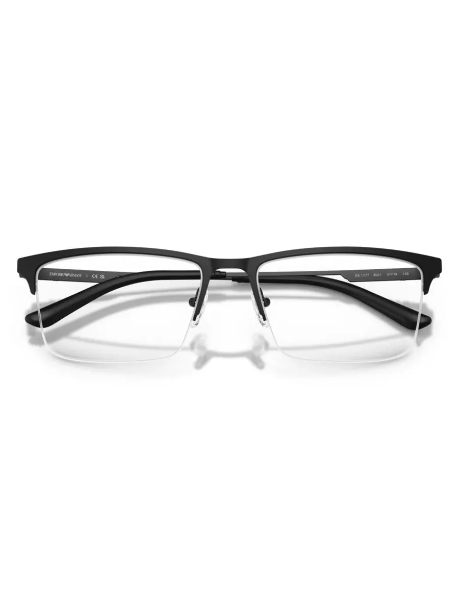 Мужские квадратные очки, EA1177 Emporio Armani — изображение 5 из 5, черный