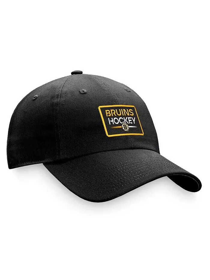 Женская черная бейсболка Boston Bruins Authentic Pro Rink Adjustable Hat Fanatics — изображение 3 из 4