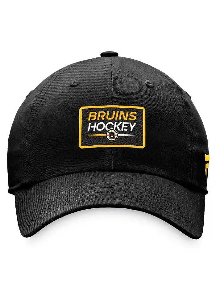 Женская черная бейсболка Boston Bruins Authentic Pro Rink Adjustable Hat Fanatics — изображение 4 из 4