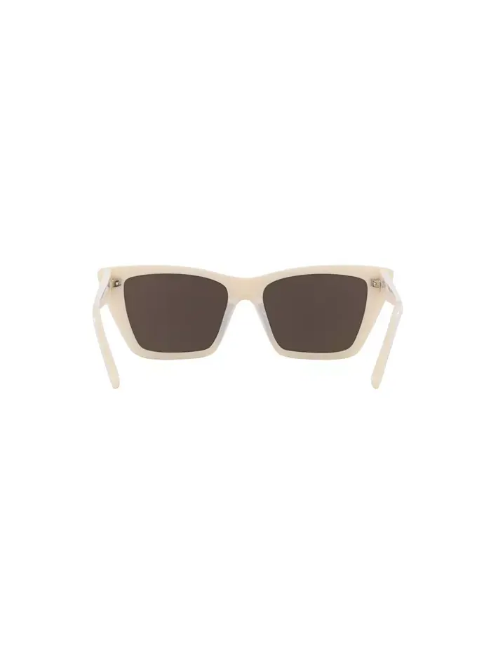 Женские солнцезащитные очки «кошачий глаз», SL 276 Mica YS000128 Saint Laurent — изображение 4 из 5, белый