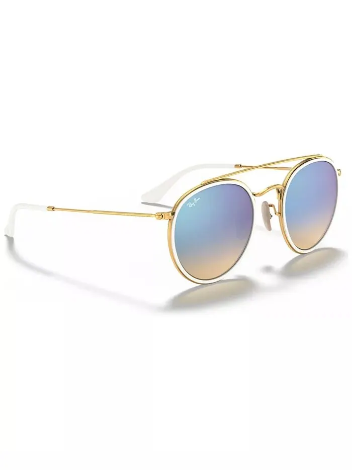 Солнцезащитные очки Ray-Ban — изображение 3 из 3, золотистый/синий