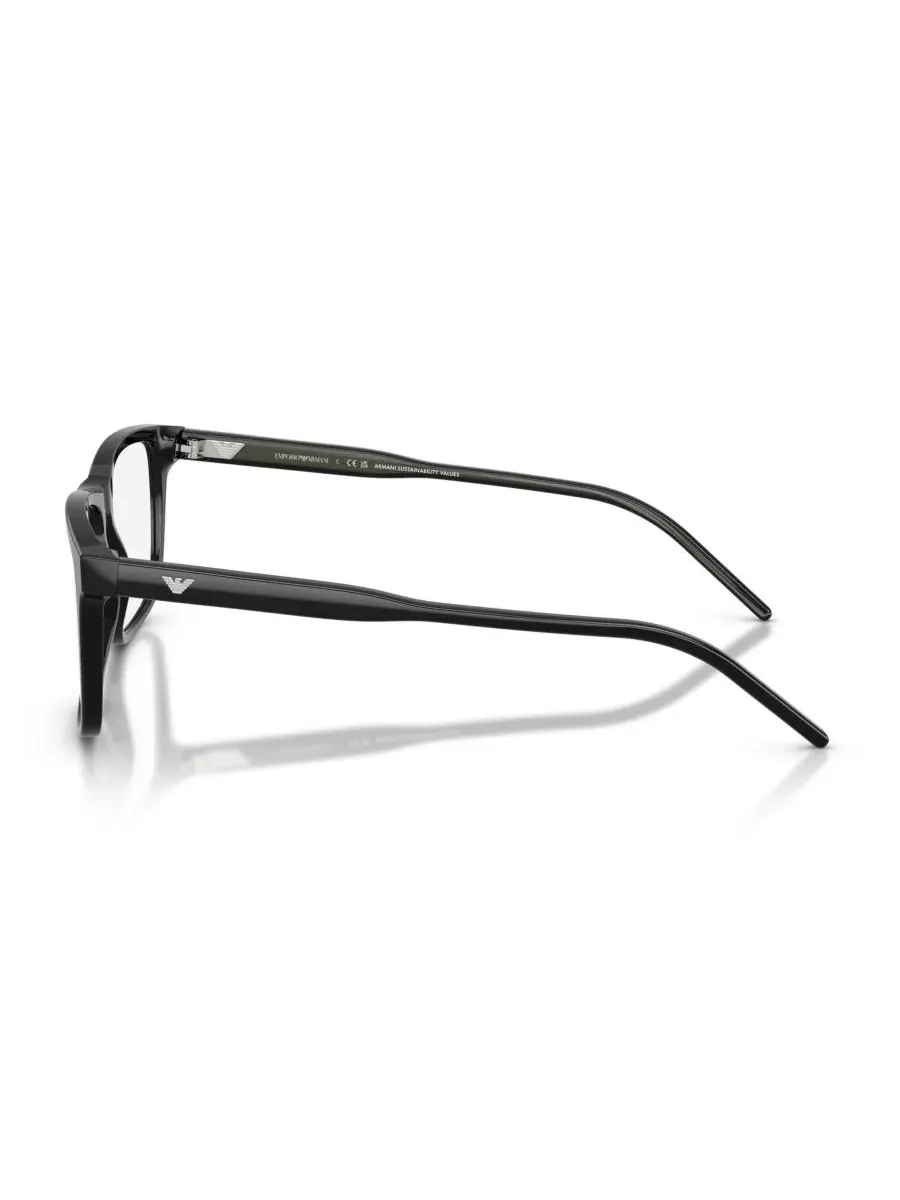 Мужские квадратные очки, EA3257 Emporio Armani — изображение 3 из 6, черный
