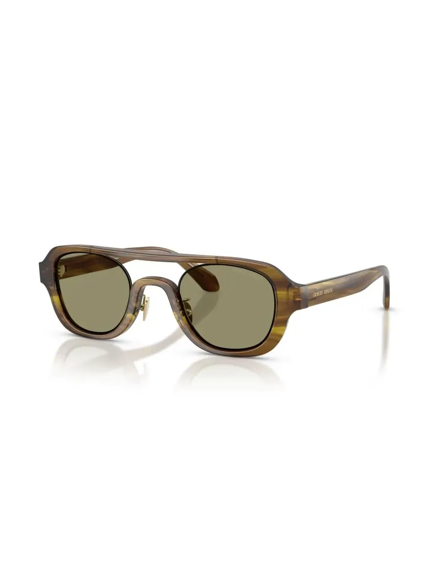 Мужские солнцезащитные очки с геометрическим рисунком, AR8247 Giorgio Armani
