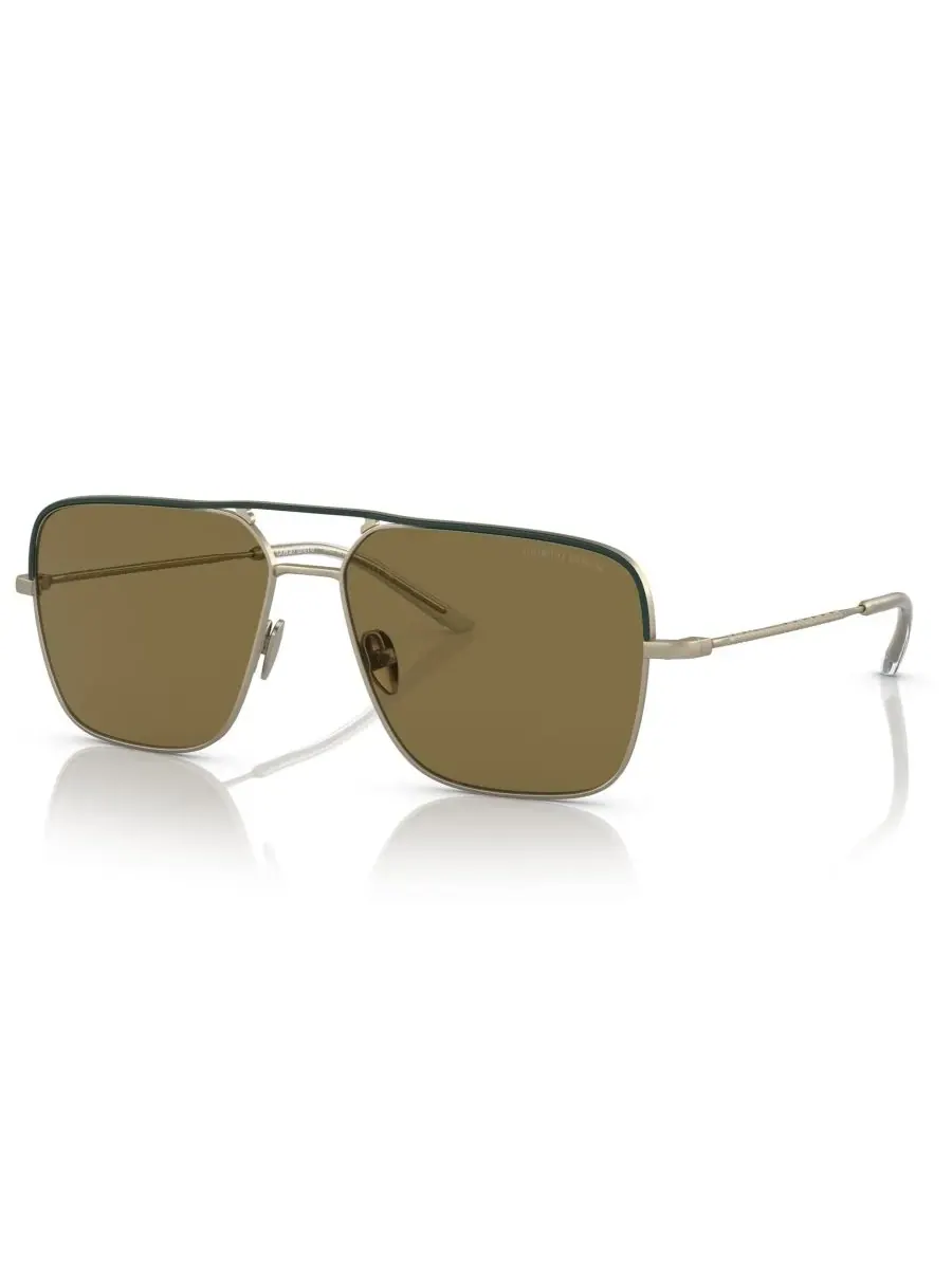 Мужские солнцезащитные очки, AR6142 Giorgio Armani, matte pale золото