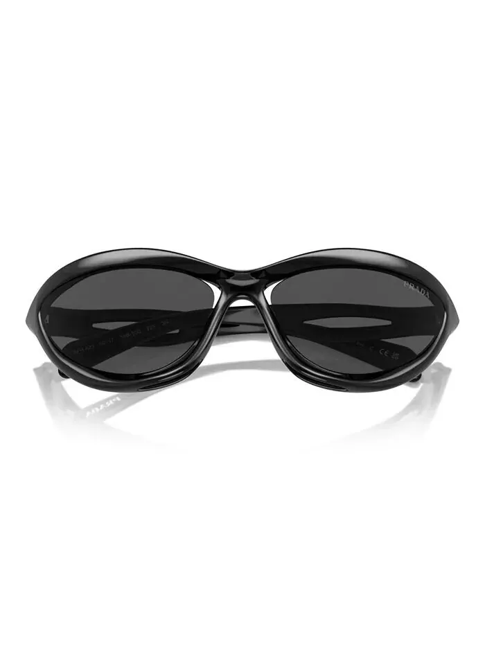 Женские солнцезащитные очки «кошачий глаз», PR A23S PRADA — изображение 4 из 6, черный