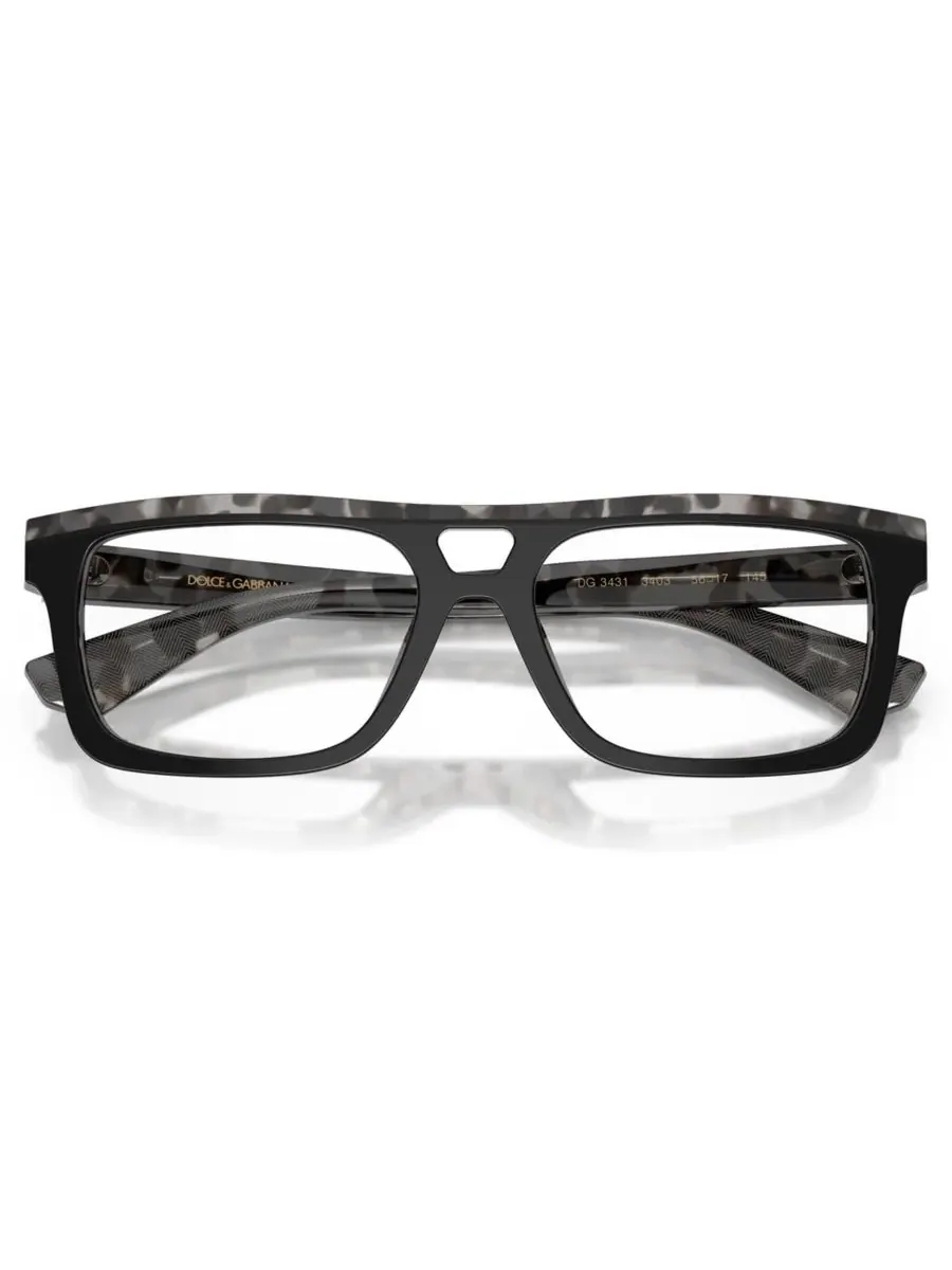 Мужские квадратные очки Dolce Gabbana, DG3431 Dolce&Gabbana — изображение 5 из 5, черный серый