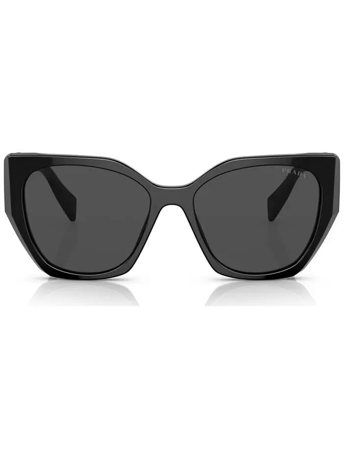 Круглые женские солнцезащитные очки с низкой перемычкой, PR 19ZS PRADA — изображение 2 из 6, черный