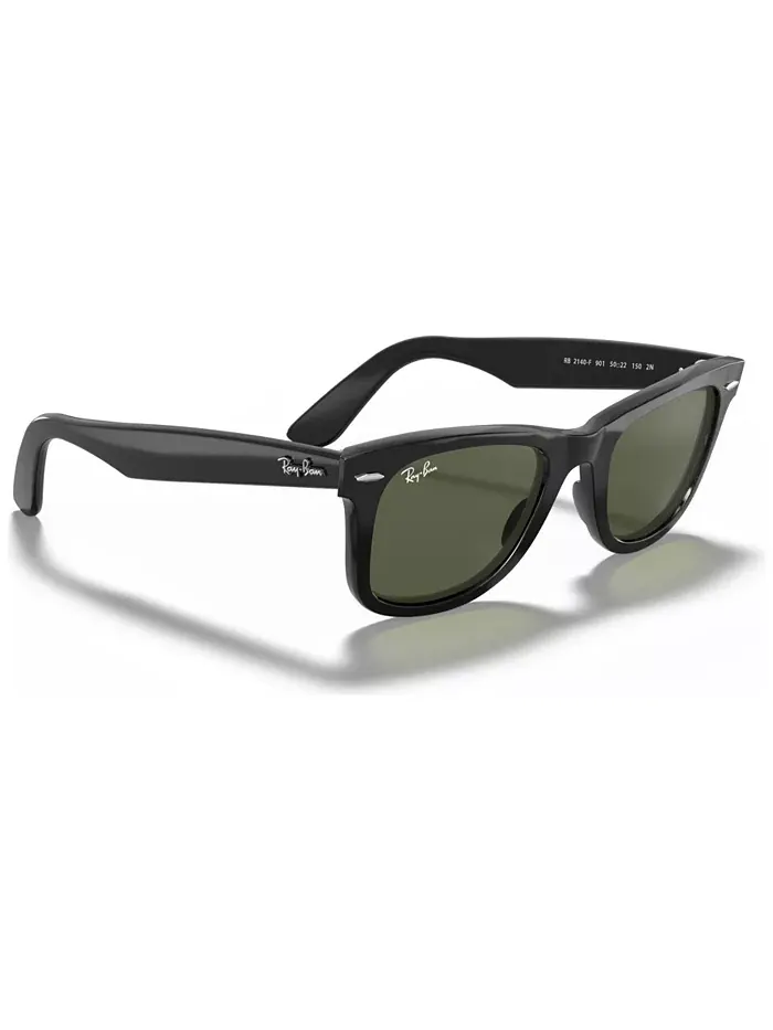 Унисекс солнцезащитные очки с низкой переносицей, RB2140F ORIGINAL WAYFARER CLASSIC 54 Ray-Ban — изображение 2 из 8, черный