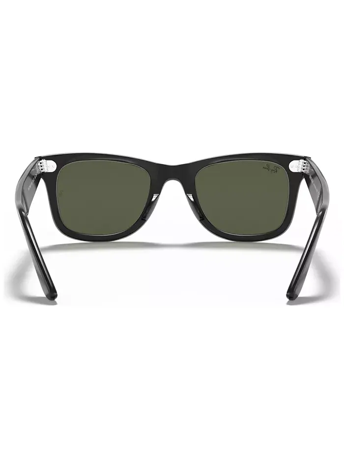 Унисекс солнцезащитные очки с низкой переносицей, RB2140F ORIGINAL WAYFARER CLASSIC 54 Ray-Ban — изображение 4 из 8, черный