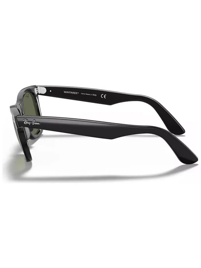 Унисекс солнцезащитные очки с низкой переносицей, RB2140F ORIGINAL WAYFARER CLASSIC 54 Ray-Ban — изображение 6 из 8, черный