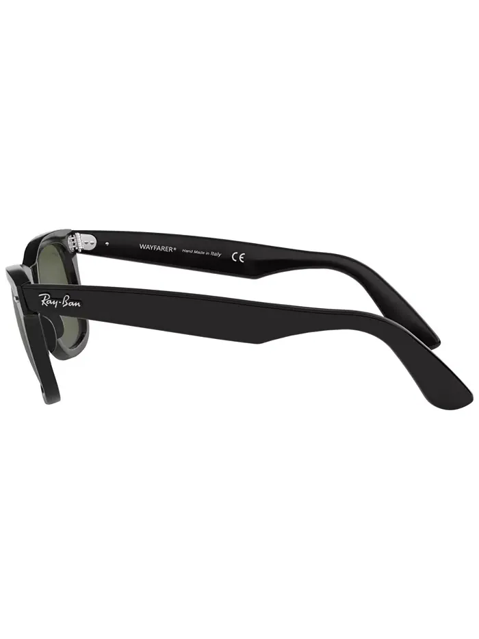 Унисекс солнцезащитные очки с низкой переносицей, RB2140F ORIGINAL WAYFARER CLASSIC 54 Ray-Ban — изображение 7 из 8, черный