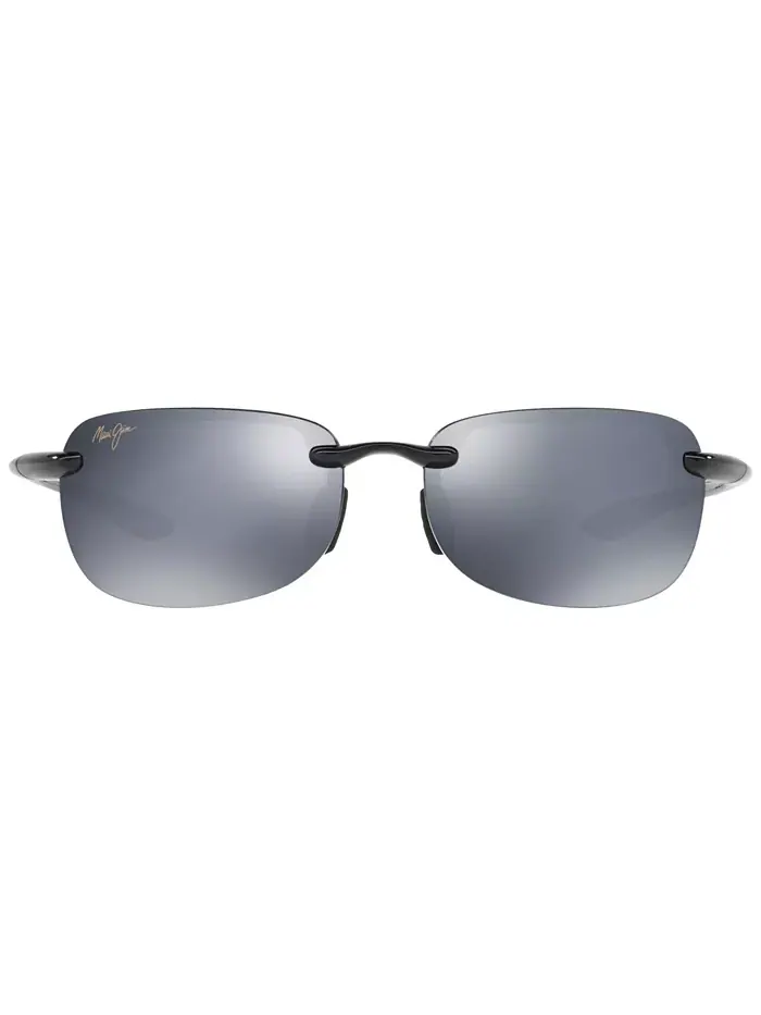 Унисекс поляризованные солнцезащитные очки, SANDY BEACH Maui Jim — изображение 3 из 10, черный серый