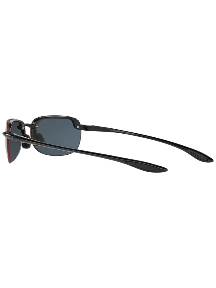 Унисекс поляризованные солнцезащитные очки, SANDY BEACH Maui Jim — изображение 4 из 10, черный серый