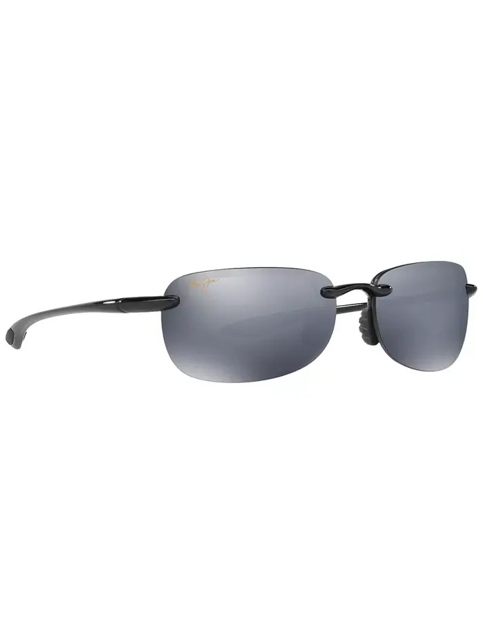 Унисекс поляризованные солнцезащитные очки, SANDY BEACH Maui Jim — изображение 5 из 10, черный серый