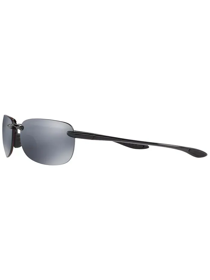 Унисекс поляризованные солнцезащитные очки, SANDY BEACH Maui Jim — изображение 7 из 10, черный серый