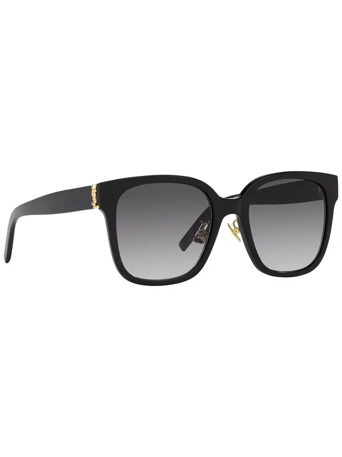 Женские градиентные солнцезащитные очки, SL M105 Saint Laurent — изображение 2 из 10, черный