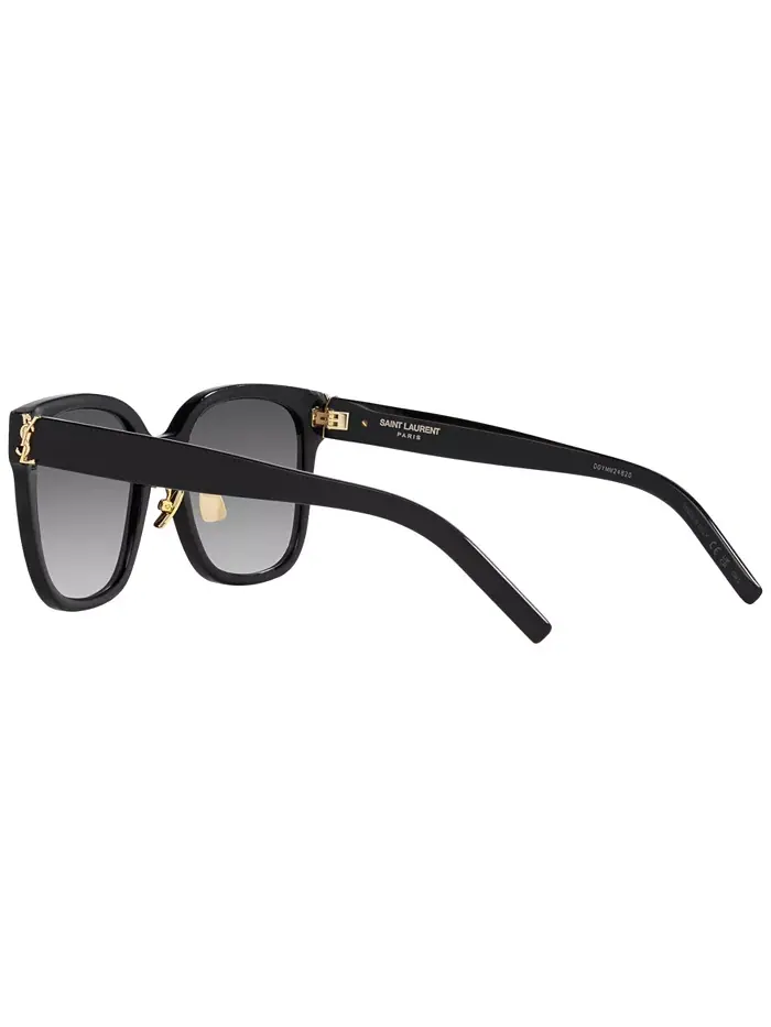 Женские градиентные солнцезащитные очки, SL M105 Saint Laurent — изображение 6 из 10, черный