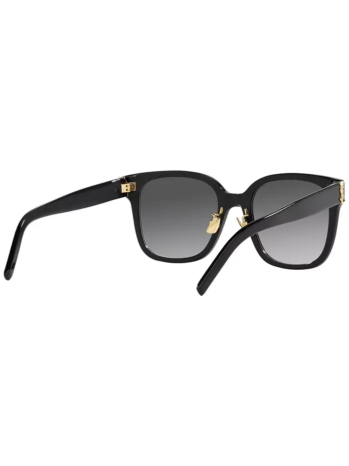 Женские градиентные солнцезащитные очки, SL M105 Saint Laurent — изображение 9 из 10, черный