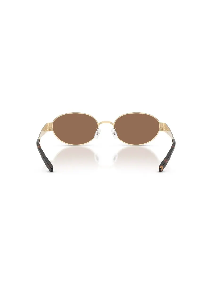 Женские овальные солнцезащитные очки, TY6116 Tory Burch — изображение 4 из 6, светлый золотистый