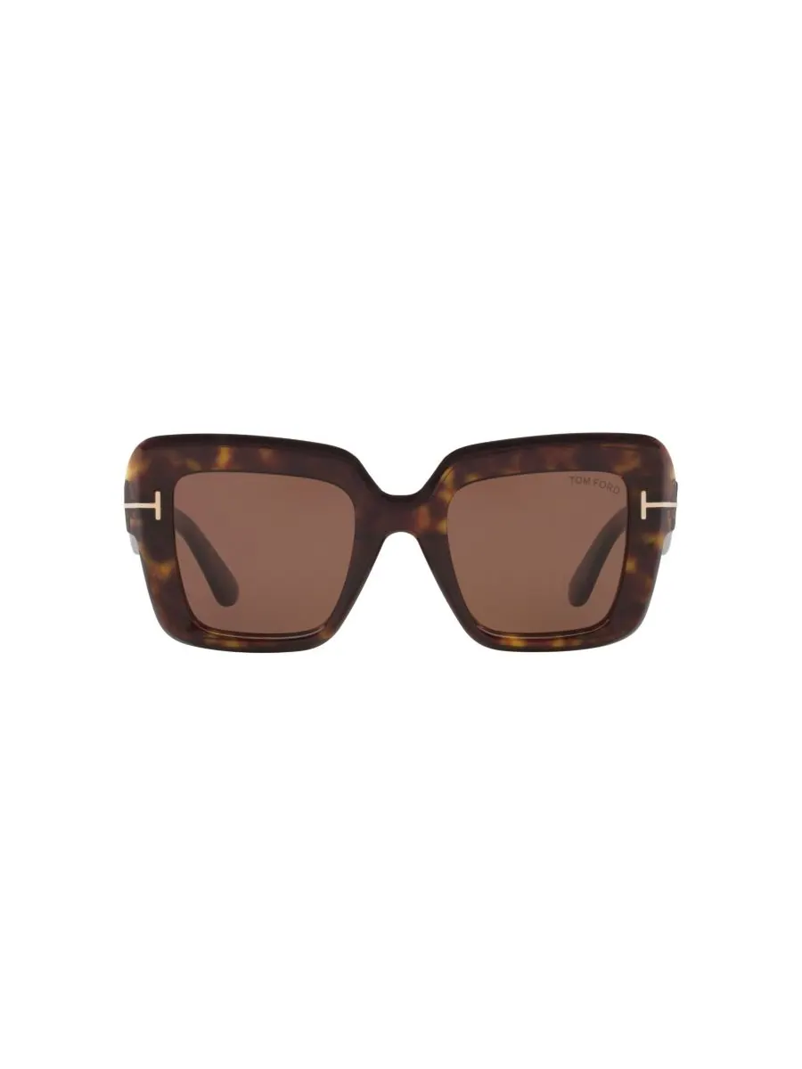 Женские квадратные солнцезащитные очки, Esme TR TR001880 Tom Ford — изображение 4 из 4, коричневый