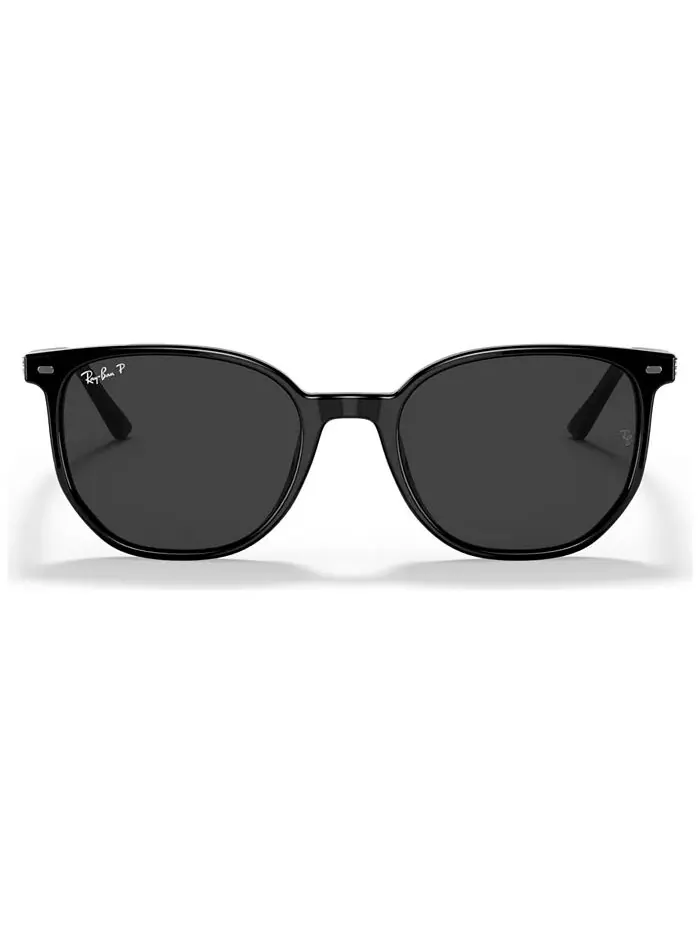 Солнцезащитные очки Elliot 54 Polarized Low Bridge Fit Unisex Ray-Ban — изображение 3 из 10, черный
