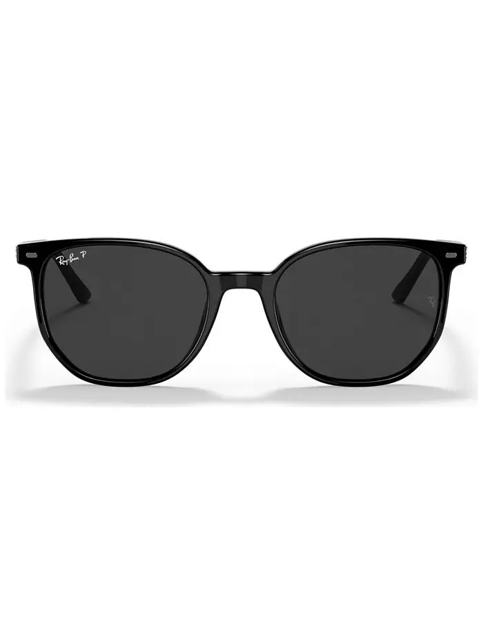 Солнцезащитные очки Elliot 54 Polarized Low Bridge Fit Unisex Ray-Ban — изображение 8 из 10, черный