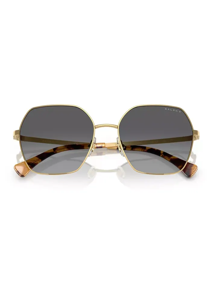 Женские поляризационные солнцезащитные очки RA4138 Ralph by Ralph Lauren — изображение 5 из 6, золотистый