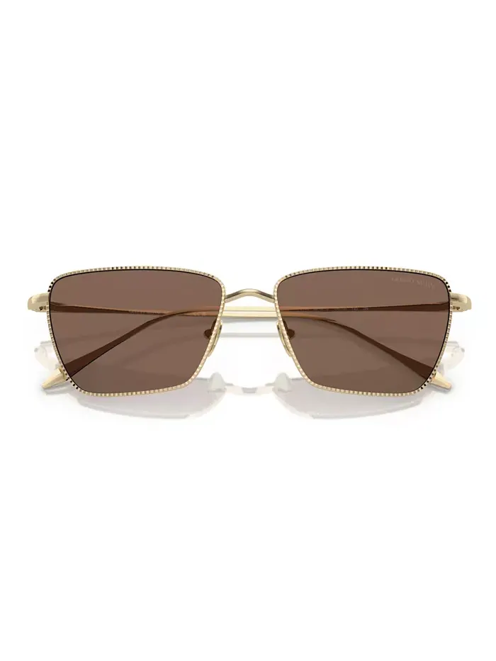 Женские солнцезащитные очки AR6153 Giorgio Armani — изображение 5 из 6, бледный золотистый