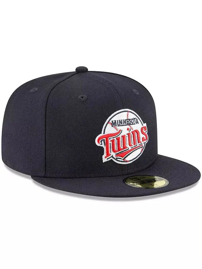 Мужская темно-синяя шерстяная шляпа Minnesota Twins Cooperstown Collection 59FIFTY New Era — изображение 2 из 4