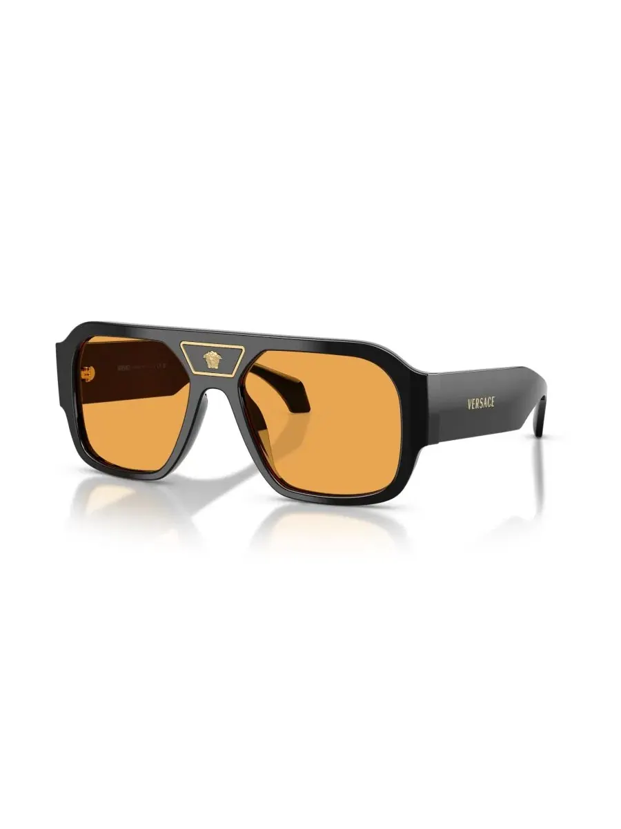 Мужские солнцезащитные очки с квадратной оправой, модель VE4508U Versace