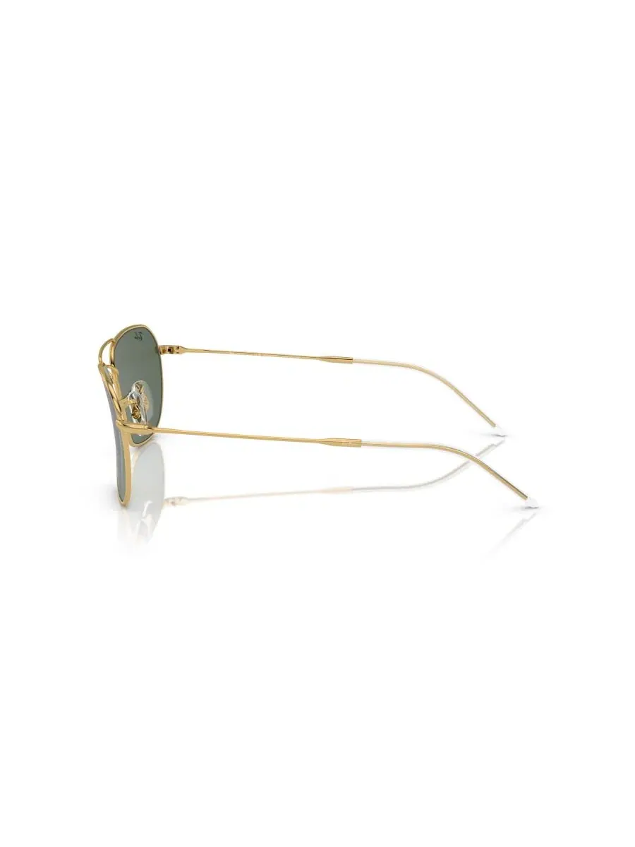 Солнцезащитные очки металлические квадратные Caravan Reverse Ray-Ban — изображение 3 из 6, золотистый