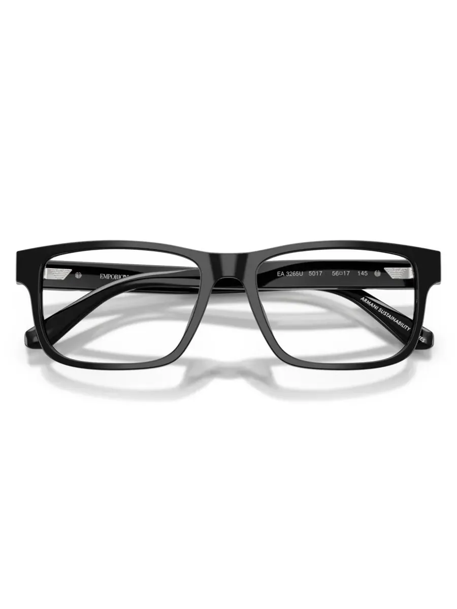 Мужские квадратные очки, EA3265U Emporio Armani — изображение 5 из 5, черный