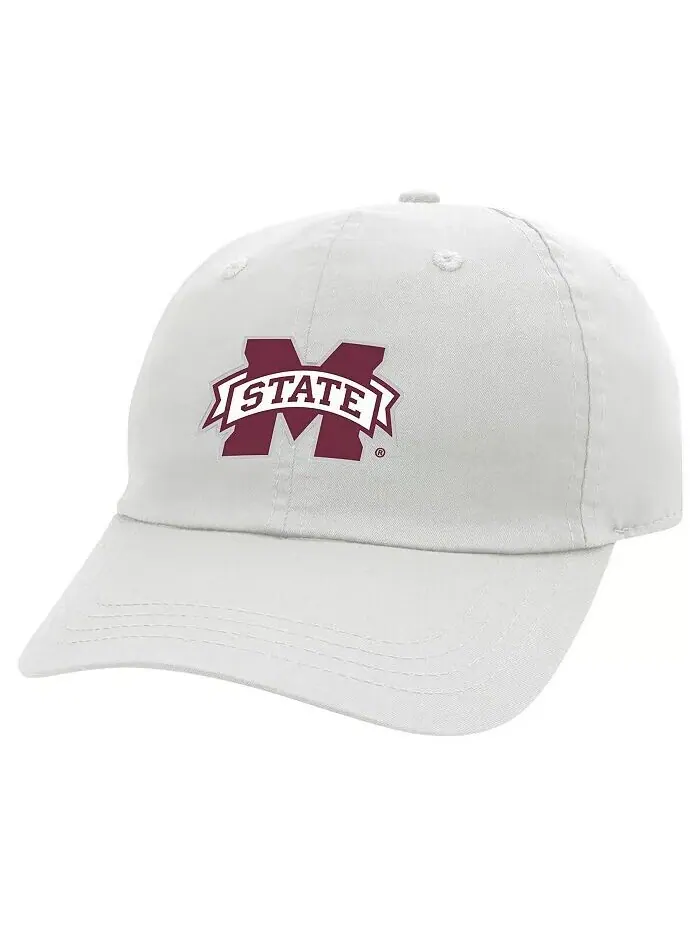 Мужская регулируемая шапка из натурального материала Mississippi State Bulldogs Shawnut Ahead — прозрачный