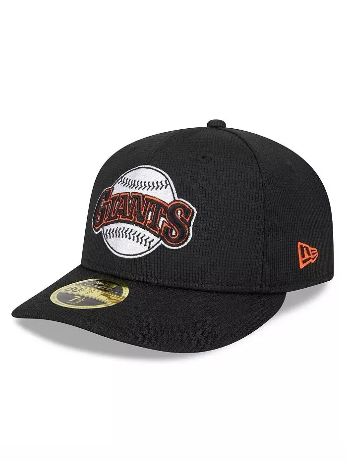 Мужская черная бейсболка San Francisco Giants 2024 Batting Practice Low Profile 59FIFTY Fitted Hat