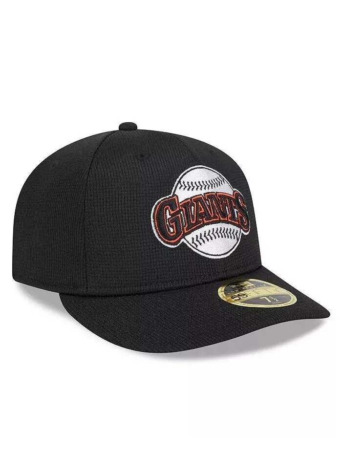 Мужская черная бейсболка San Francisco Giants 2024 Batting Practice Low Profile 59FIFTY Fitted Hat — изображение 2 из 4