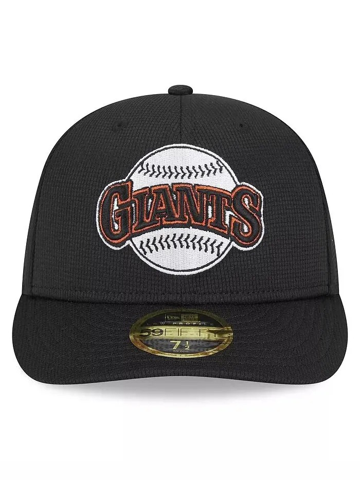 Мужская черная бейсболка San Francisco Giants 2024 Batting Practice Low Profile 59FIFTY Fitted Hat — изображение 4 из 4