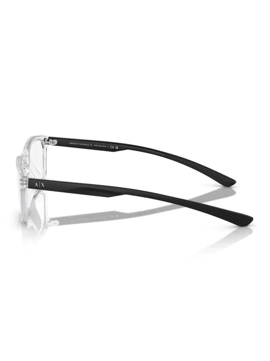 Мужские квадратные очки Armani Exchange, AX3108U A|X Armani Exchange — изображение 5 из 7, прозрачный
