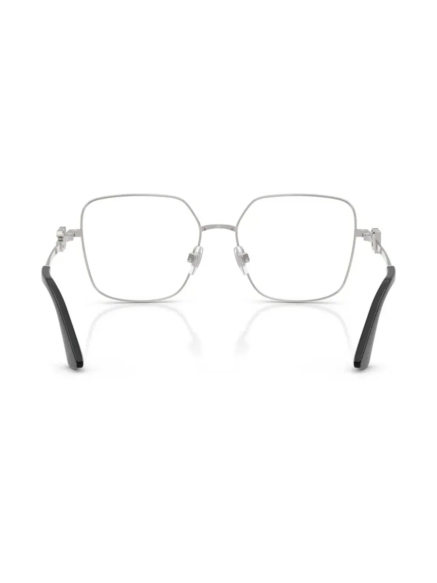 Очки-квадрат металлические с кристаллами DG1367B Dolce&Gabbana — изображение 2 из 5, серебряный