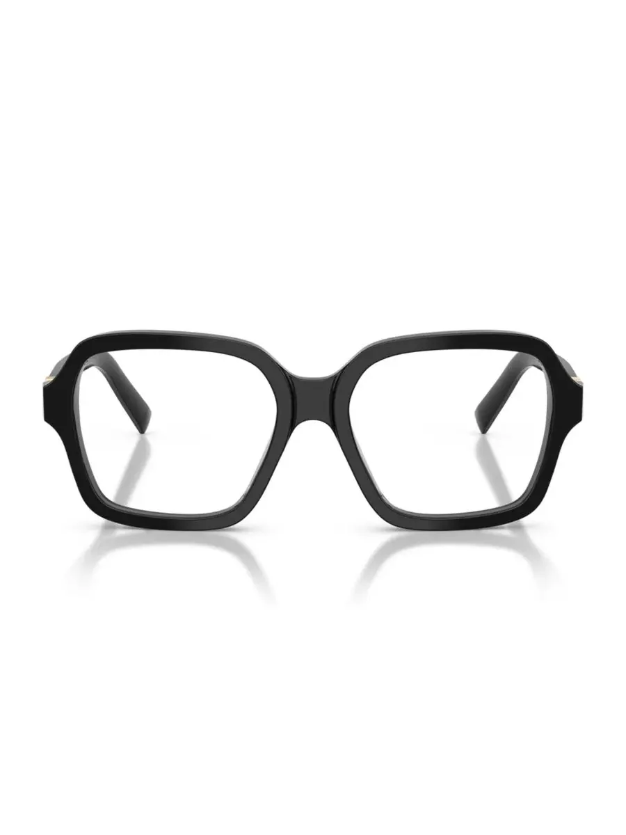 Очки оптические квадратные из ацетата MIU MIU — изображение 2 из 6, черный