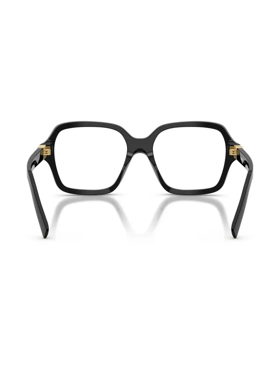 Очки оптические квадратные из ацетата MIU MIU — изображение 4 из 6, черный