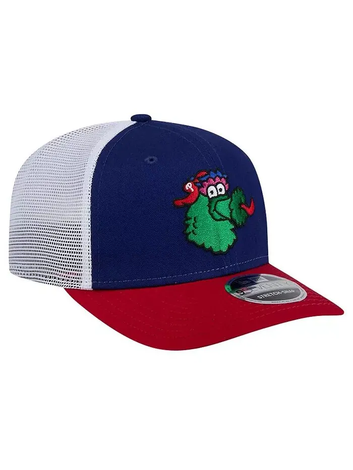 Мужская кепка-кнопка Royal Philadelphia Phillies Phanatic 9SEVENTY Trucker Snapback New Era — изображение 2 из 4