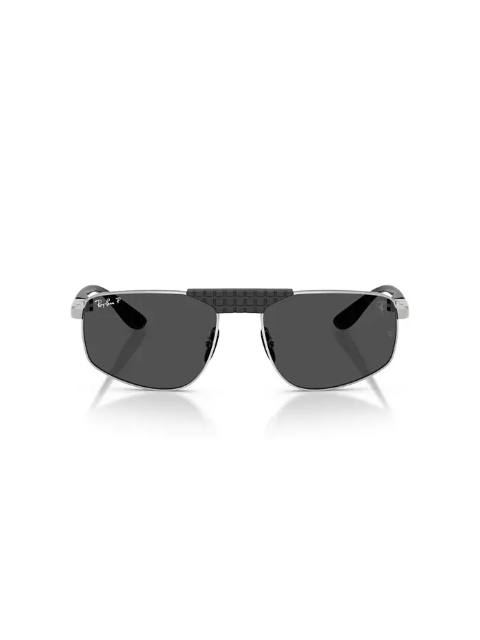 Унисекс поляризационные солнцезащитные очки, RB3776M Ray-Ban — изображение 2 из 6, серебряный