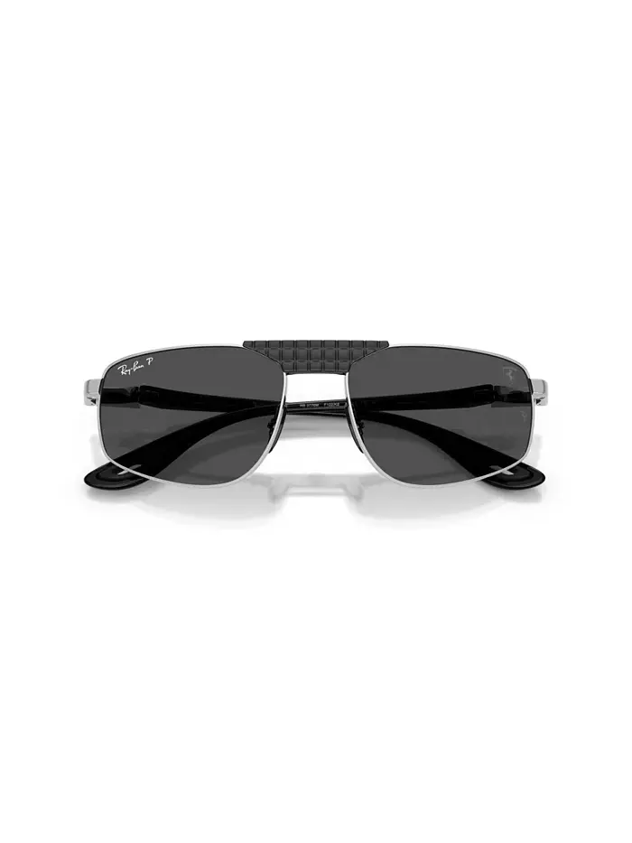 Унисекс поляризационные солнцезащитные очки, RB3776M Ray-Ban — изображение 5 из 6, серебряный