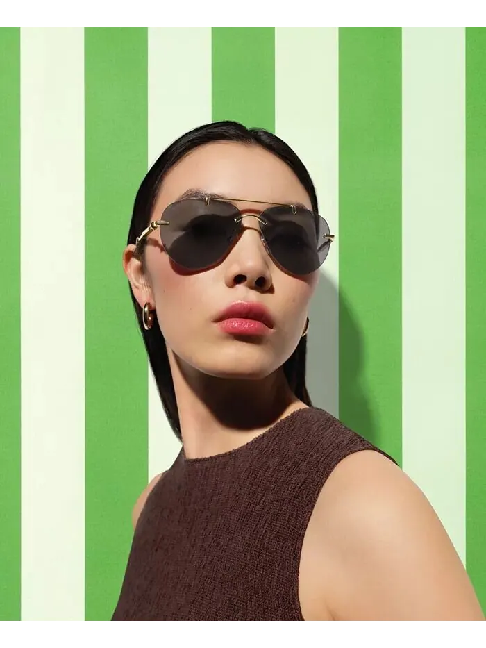 Женские солнцезащитные очки, Be3151 Burberry — изображение 7 из 7, светлый золотистый