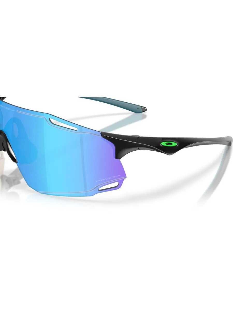 Солнцезащитные очки унисекс прямоугольной формы, Cybr Dyno OO9513D Oakley — изображение 2 из 8, черный
