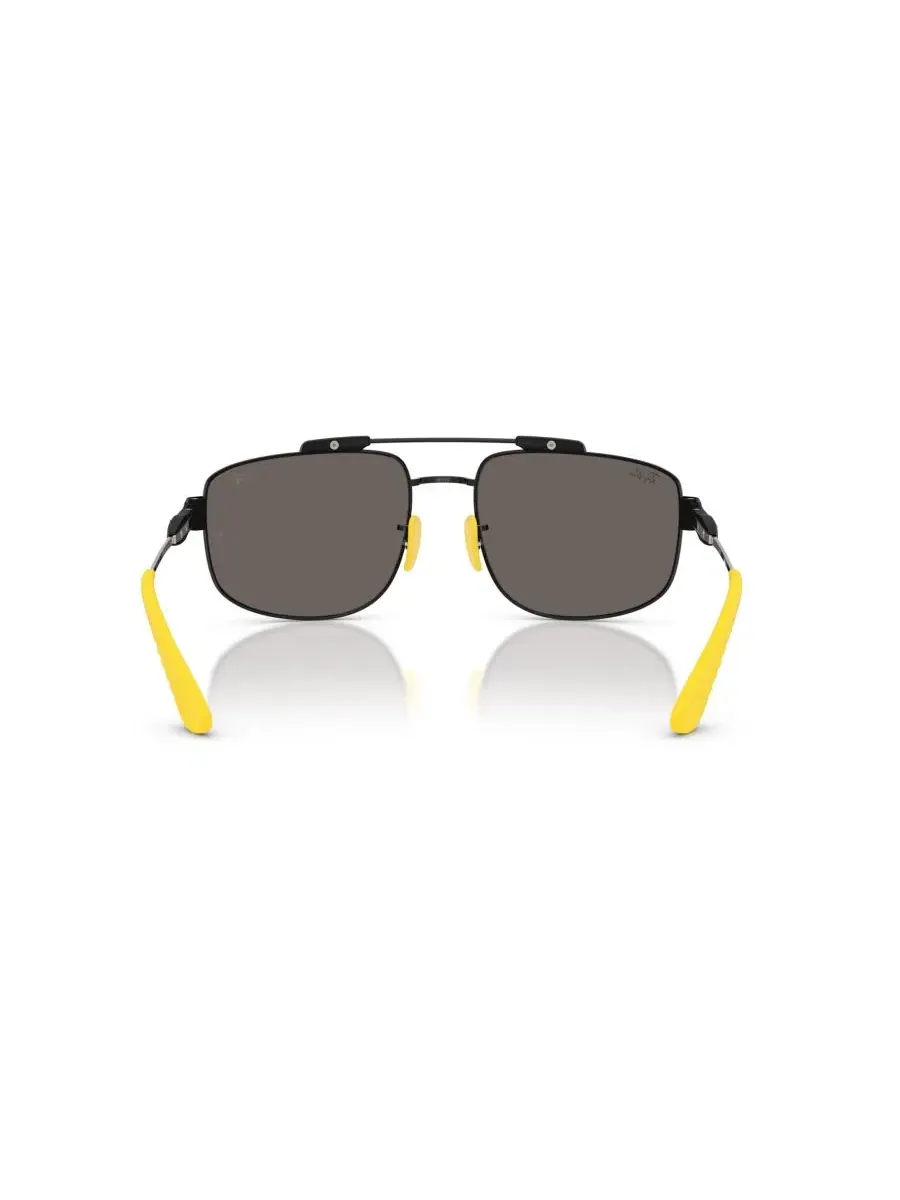 Солнцезащитные очки унисекс квадратной формы, RB3789M Ray-Ban — изображение 4 из 7, черный