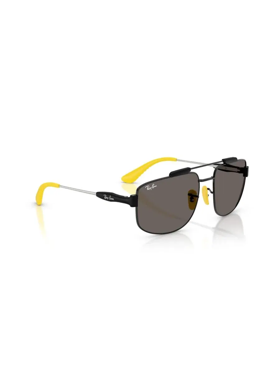 Солнцезащитные очки унисекс квадратной формы, RB3789M Ray-Ban — изображение 6 из 7, черный